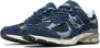 New Balance Marinegrijze Sneakers Stijlvol en Comfortabel Blauw Heren - Thumbnail 2