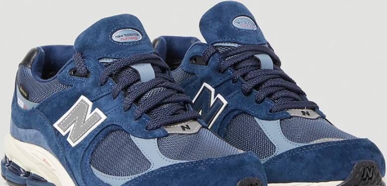 New Balance 2002R Suede Sneakers Blauw Heren