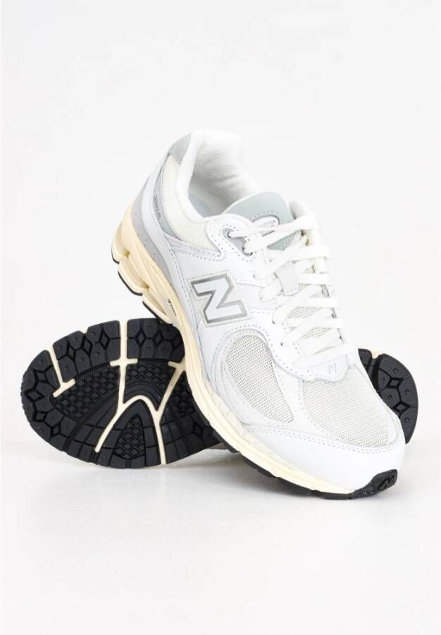 New Balance 2002R Wit Grijs Sneakers Vetersluiting Multicolor Heren