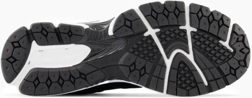 New Balance Suede en Mesh Sneakers in Zwart Black Heren