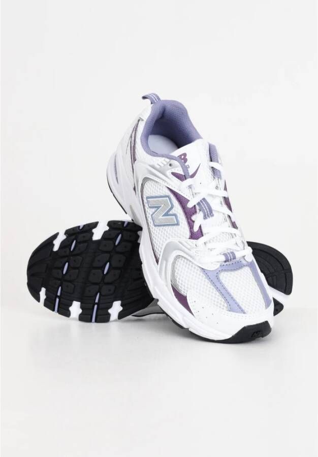 New Balance 530 Sneakers Wit Paars Grijs Multicolor Heren