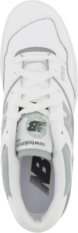 New Balance 550 Leren Sneakers met Perforaties White Dames