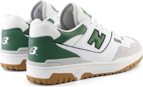 New Balance 550 Wit Groen Basketbalschoen Multicolor Heren