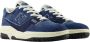 New Balance Blauwe Suède Logo Sneakers Blue Dames - Thumbnail 3