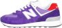 New Balance 574 Dames Sneakers Paars Rood Wit Purple Dames - Thumbnail 5