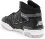 New Balance Basketbal-geïnspireerde Leren Sneakers Black Heren - Thumbnail 3