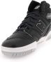 New Balance Basketbal-geïnspireerde Leren Sneakers Black Heren - Thumbnail 5