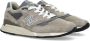 New Balance Grijze Sneakers met Veters en Patch Logo Multicolor Heren - Thumbnail 14