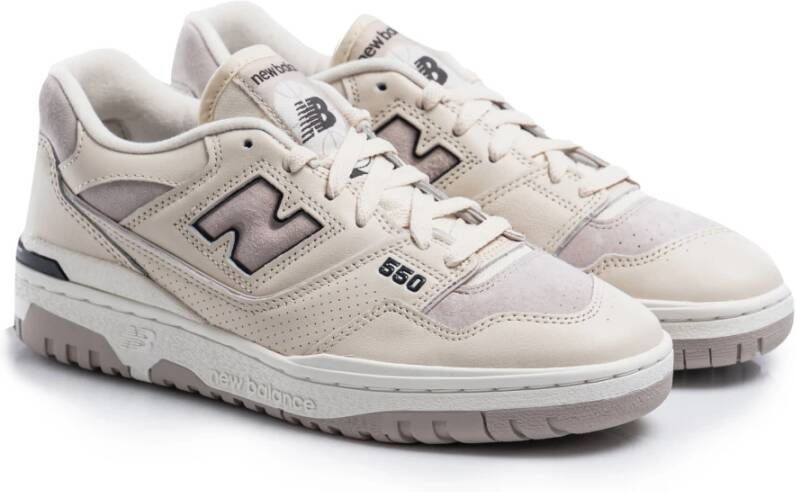 New Balance Beige Leren Dames Sneakers