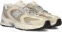 New Balance Stijlvolle Sneakers met Stoffen Bovenwerk Beige - Thumbnail 6