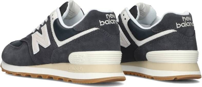 New Balance Beige Sneaker Wl574 Retro Stijl Blue Dames