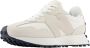 New Balance Witte Leren Rubberen Zool Sneakers White Dames - Thumbnail 5