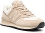 New Balance Beige Off White Sneakers Logo Rubberen zool Beige Heren - Thumbnail 2