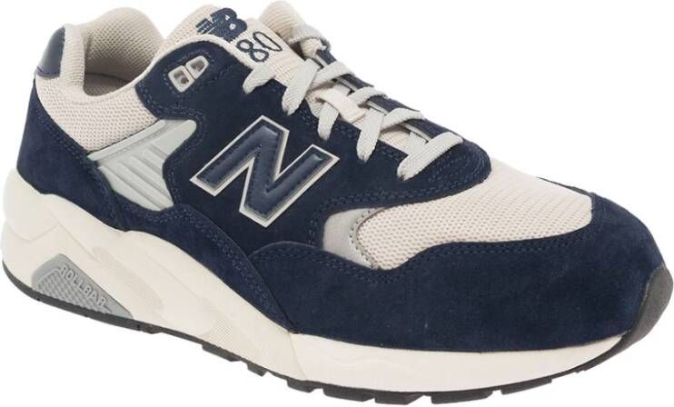 New Balance Blauw en wit laagtop sneakers Blauw Heren