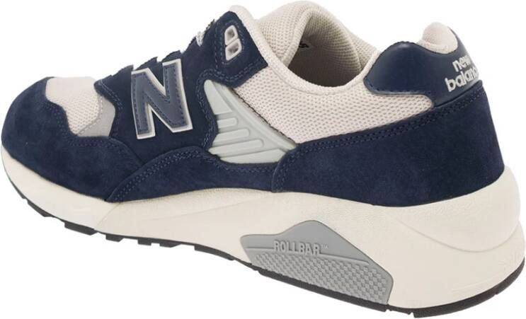 New Balance Blauw en wit laagtop sneakers Blauw Heren
