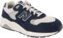 New Balance Blauw en wit laag model sneakers Blauw Heren - Thumbnail 3