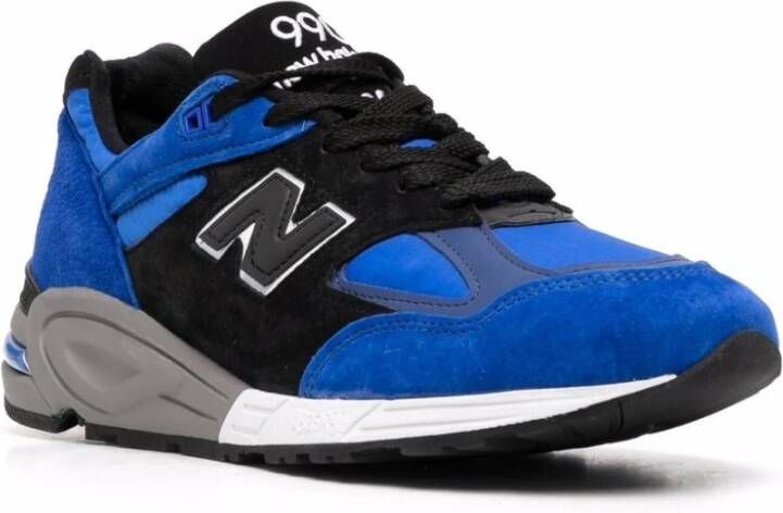 New Balance Blauwe 990 Lage Sneakers Blauw Heren