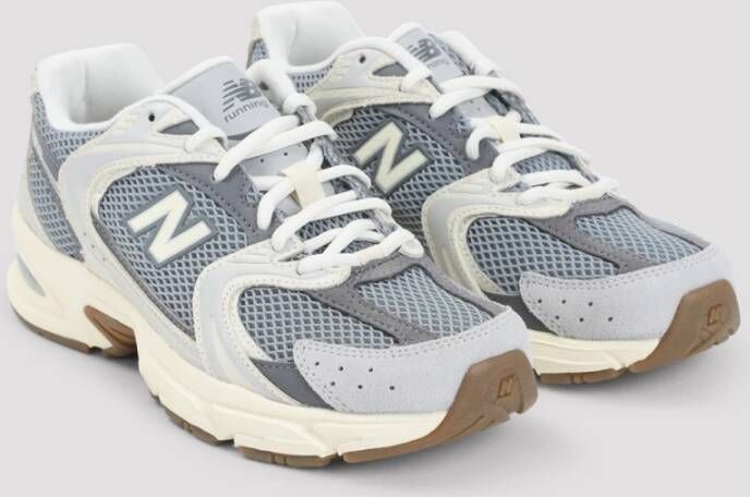 New Balance Blauwe Leren Sneakers Aw25