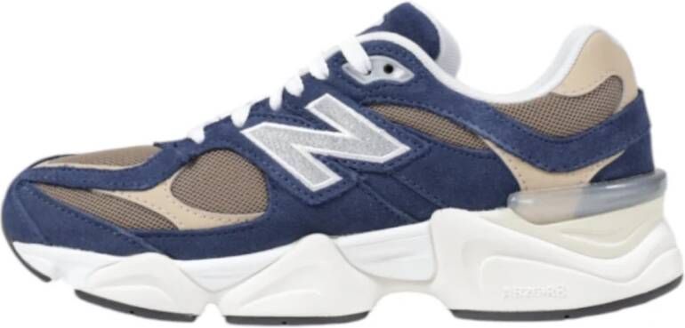 New Balance Blauwe Leren Veterschoenen