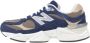 New Balance Blauwe Leren Veterschoenen - Thumbnail 2