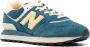 New Balance Blauwe Sneakers Color-Block Design Vetersluiting Blue Heren - Thumbnail 2