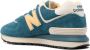New Balance Blauwe Sneakers Color-Block Design Vetersluiting Blue Heren - Thumbnail 4