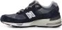 New Balance Blauwe Sneakers met Nubuck en Mesh Blauw Dames - Thumbnail 4