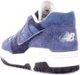 New Balance Blauwe Suède Logo Sneakers Blue Dames - Thumbnail 6