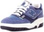New Balance Blauwe Suède Logo Sneakers Blue Dames - Thumbnail 10