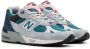 New Balance Blauwe Suède Mesh Sneakers Made in Engeland Multicolor Heren - Thumbnail 2