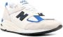 New Balance Blauw Witte Leren Sneakers Multicolor Heren - Thumbnail 4