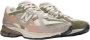 New Balance Olijf Pigskin Sneakers met Gewatteerde Hiel Multicolor - Thumbnail 7