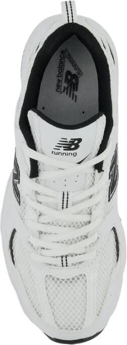 New Balance Comfort Sneakers met Stoffen en Leren Bovenwerk White Heren