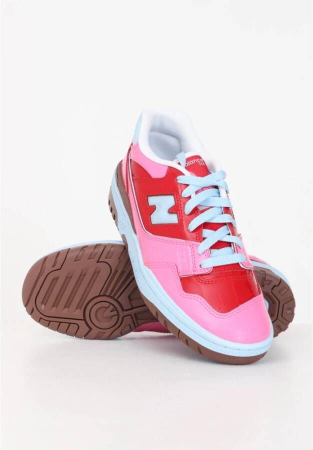 New Balance Dames 550 Roze Rode Blauwe Sneakers Multicolor Dames