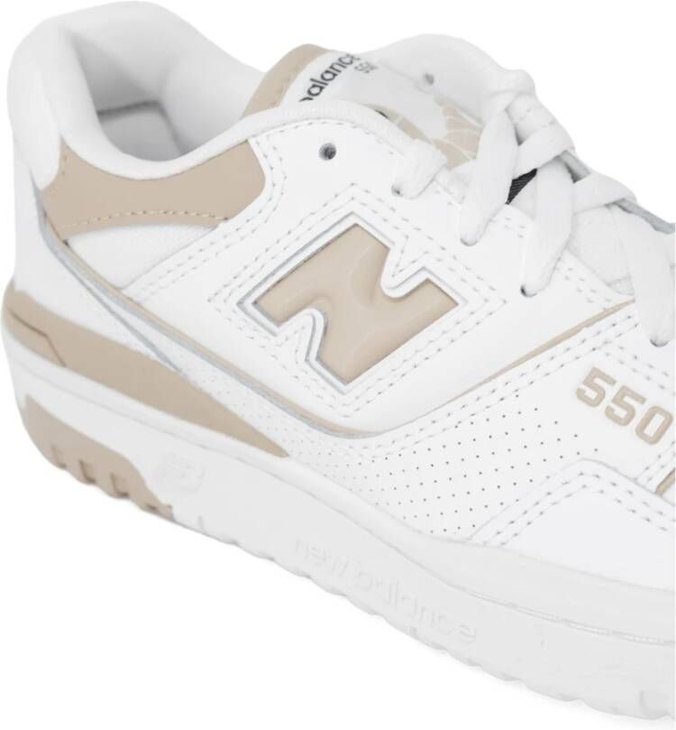 New Balance Dames Sneakers van Leer Beige Dames