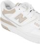New Balance Leren Sneakers met Perforaties White Dames - Thumbnail 8
