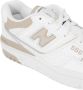 New Balance Beige Sneakers van Kalfsleer voor Vrouwen White Dames - Thumbnail 13