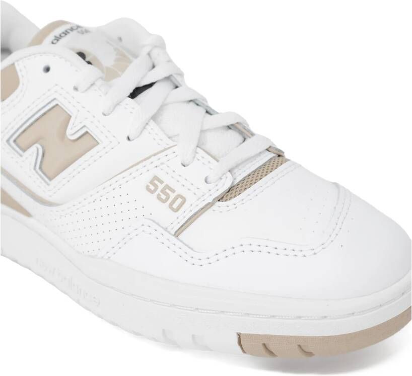 New Balance Dames Sneakers van Leer Beige Dames