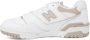 New Balance Leren Sneakers met Perforaties White Dames - Thumbnail 10