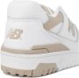 New Balance Beige Sneakers van Kalfsleer voor Vrouwen White Dames - Thumbnail 15