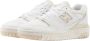 New Balance Veelzijdige Leren Sneakers voor Vrouwen White Dames - Thumbnail 4