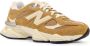 New Balance Geborduurd Logo Mesh Sneakers Brown Heren - Thumbnail 2