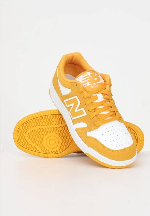 New Balance Gele Sneakers Geïnspireerd door NBA Wedstrijden Geel Heren