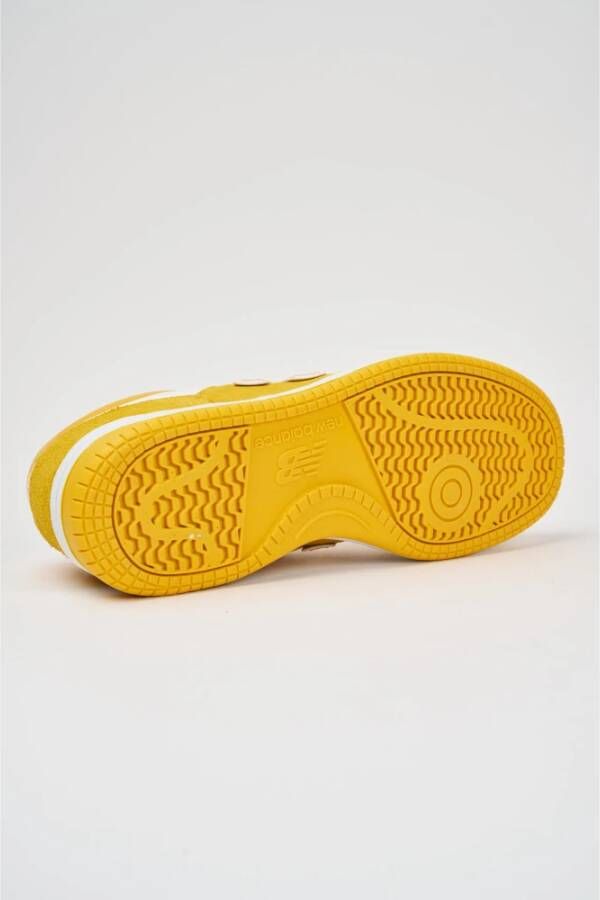 New Balance Gouden Platte Sneakers 480 Geel Heren