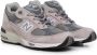 New Balance "Grijze Leren Sneakers met Reflecterende Details" Grijs Dames - Thumbnail 10