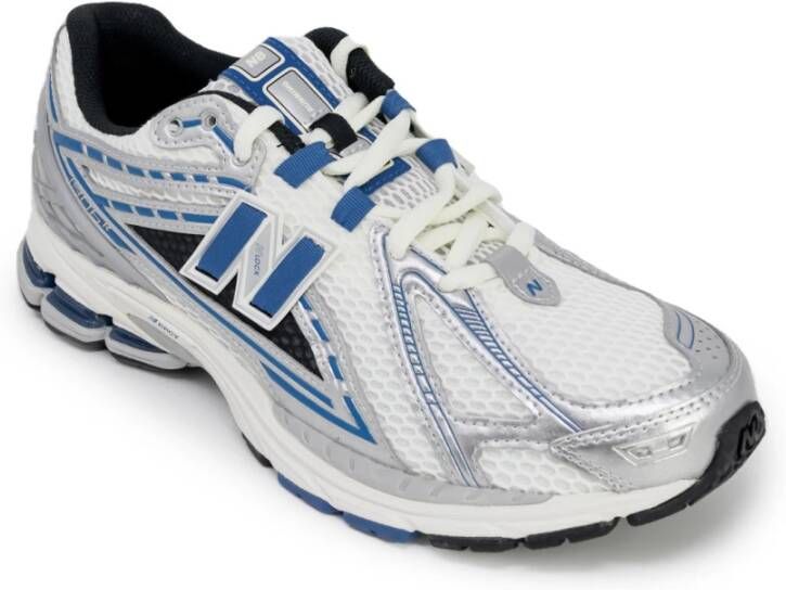 New Balance Grijze Leren Sportieve Sneakers Multicolor Heren