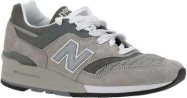 New Balance Grijze Mesh Sneakers Gray Heren