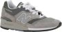 New Balance Suede en Mesh Sneakers Beige Heren - Thumbnail 2