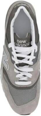 New Balance Grijze Mesh Sneakers Gray Heren