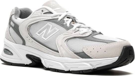 New Balance Canvas Sneakers met Suède Inzetstukken - Foto 11